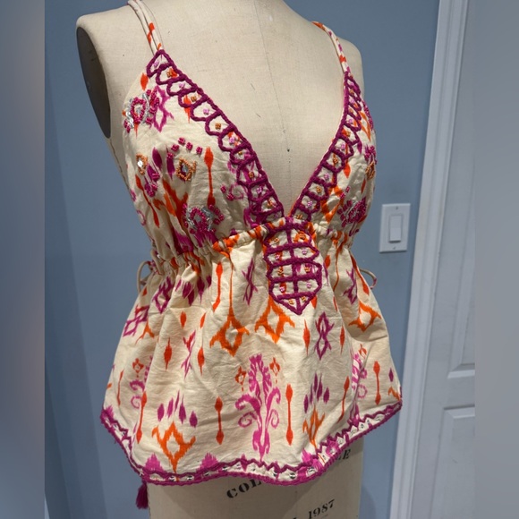 Zara Beaded Boho Top - Picture 3 of 3